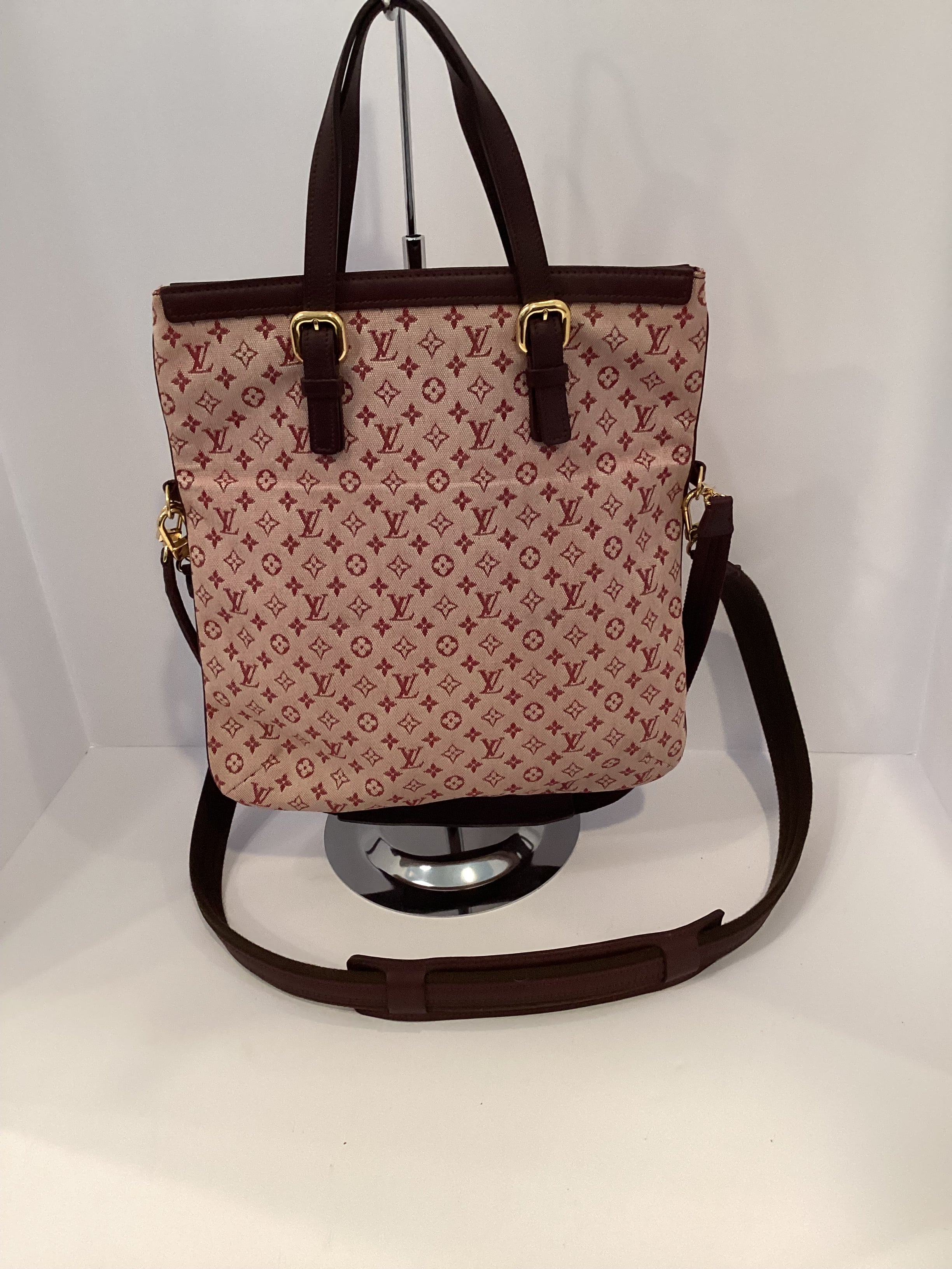 Louis Vuitton Mini Lin Francoise 3 way Hand Shoulder Bag