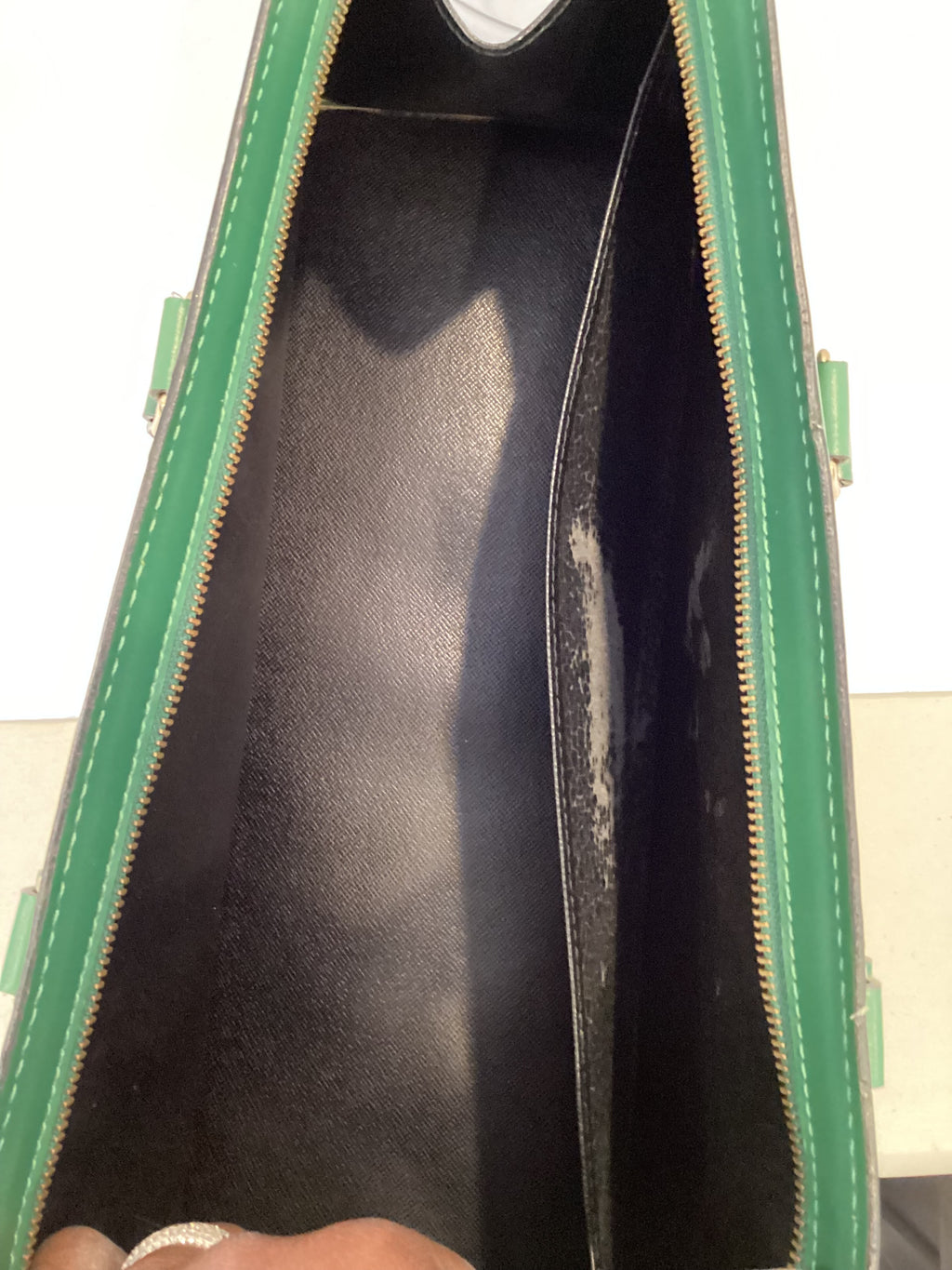Louis Vuitton Green Epi Triangle