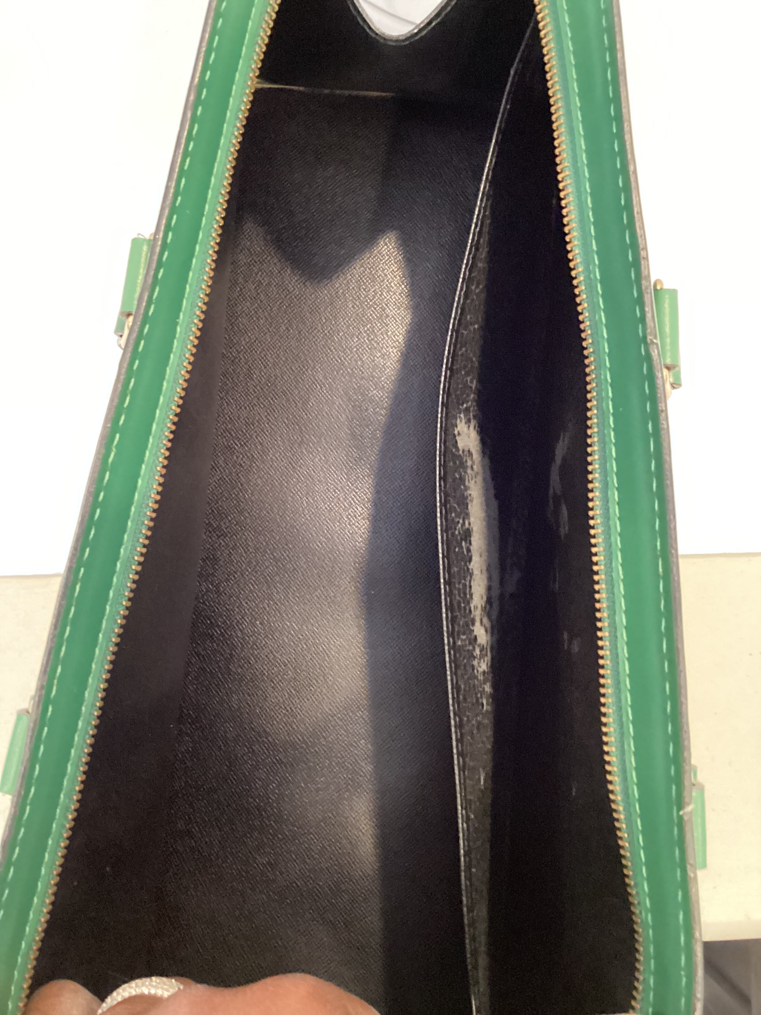 Louis Vuitton Green Epi Triangle