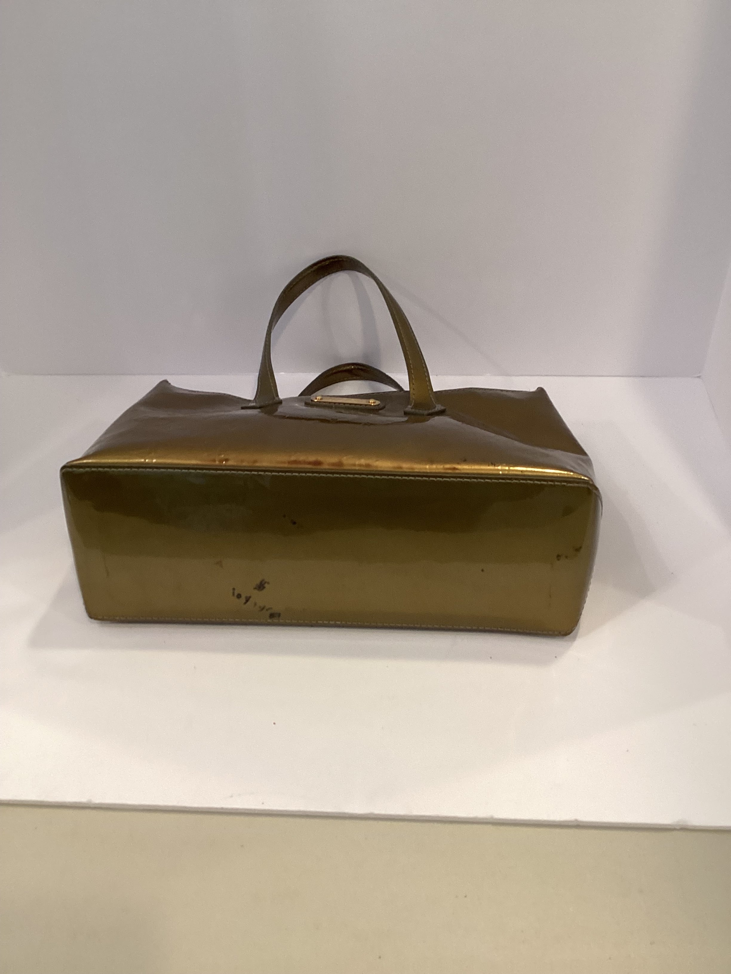 Louis Vuitton LV Hand Bag Wilshire PM Olive Vernis