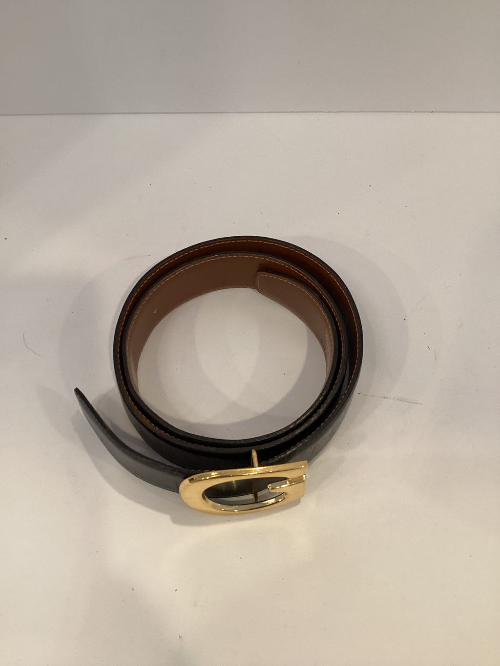 Gucci Belt Vintage (Gold G Buckle)