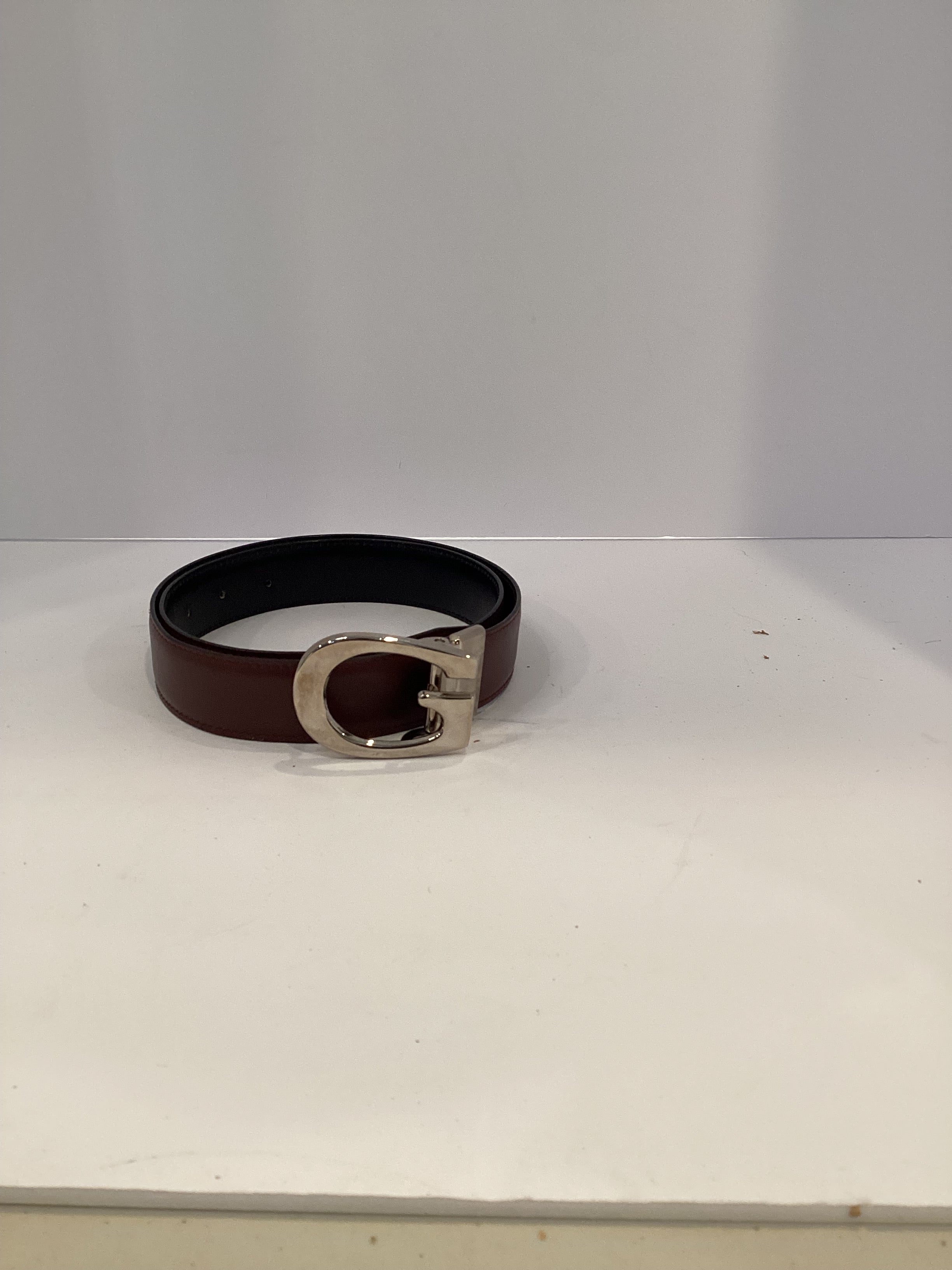 Gucci Belt Vintage (Silver G Buckle)