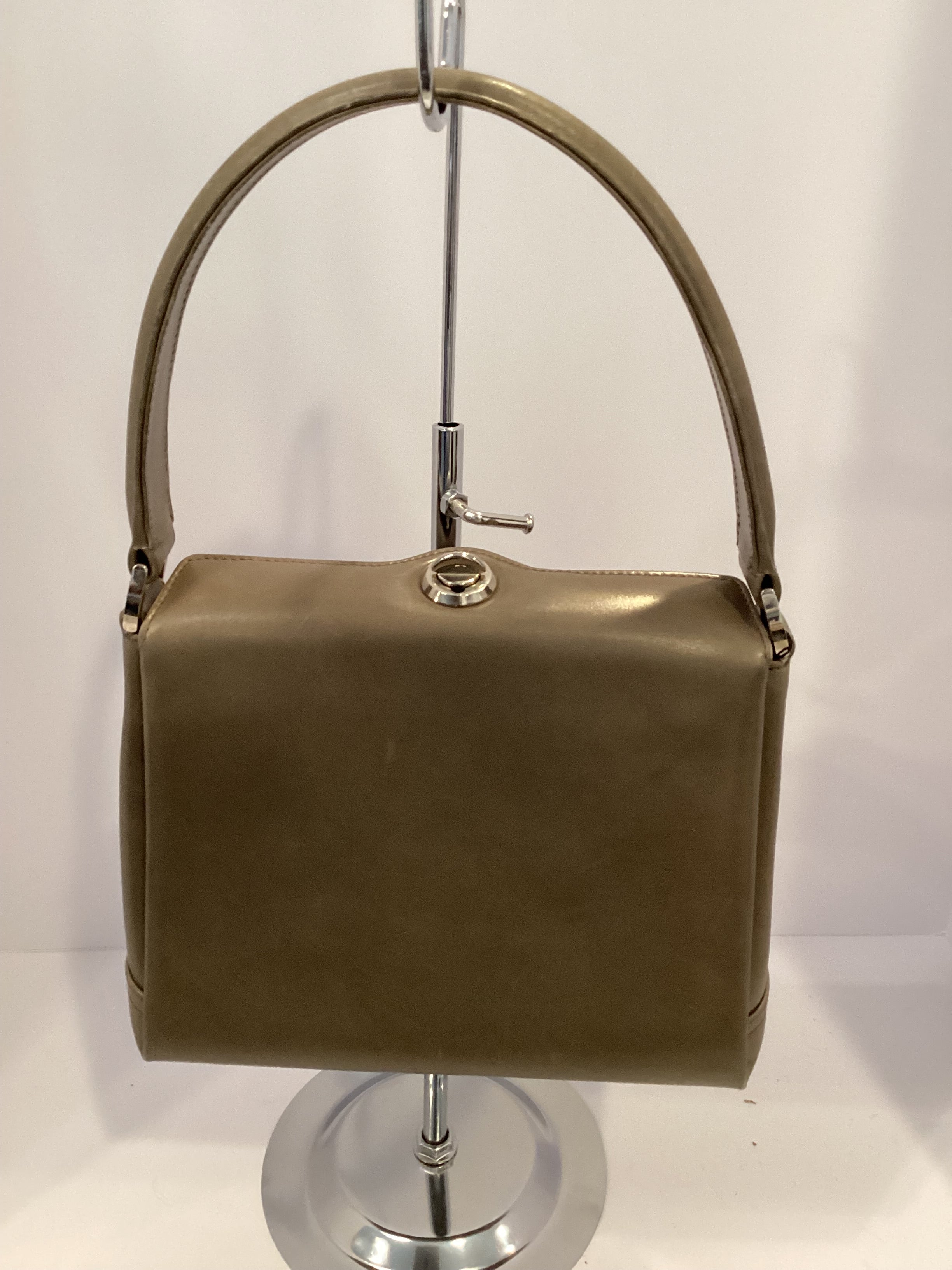 Gucci Grey Turnlock Handbag