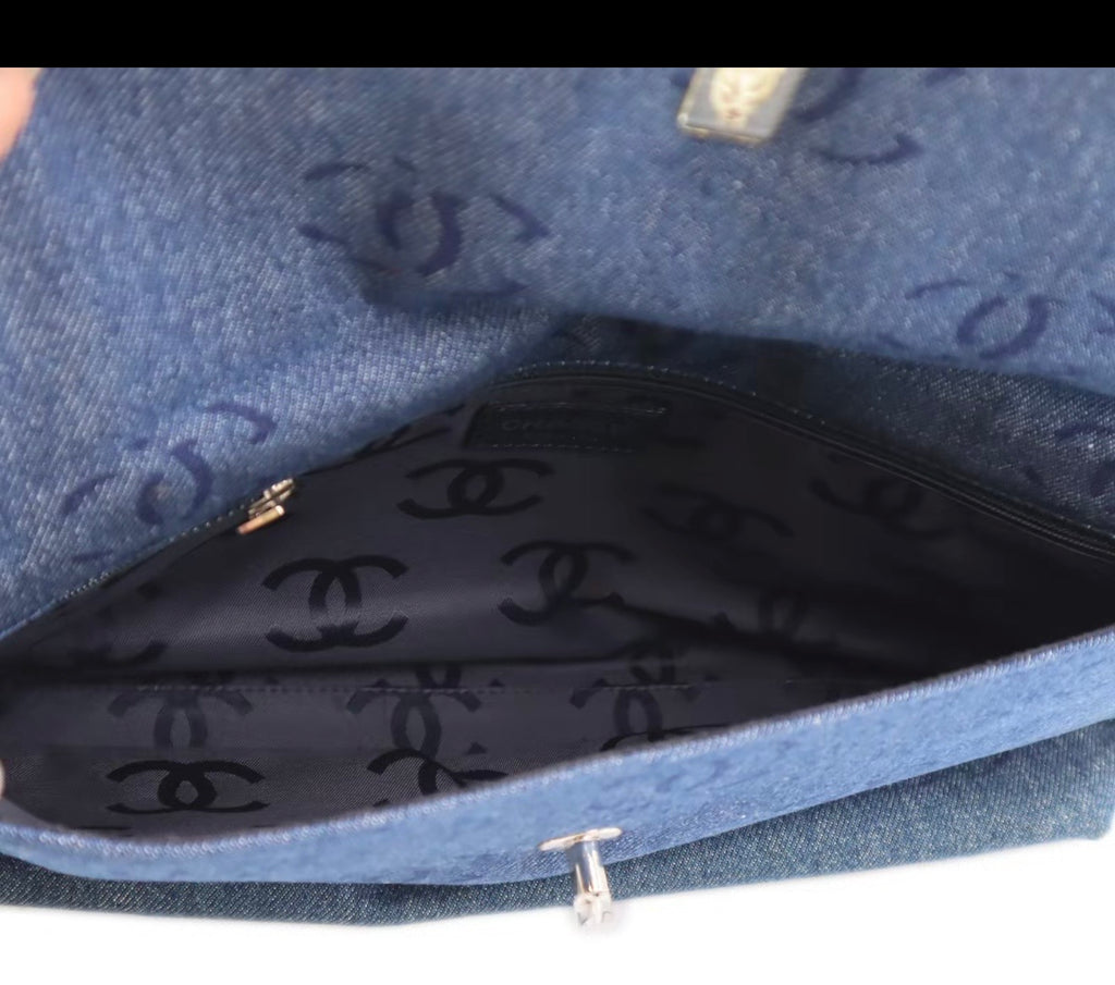 Chanel Denim Clutch
