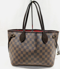 Louis Vuitton LV Tote Bag Neverfull PM Brown Damier