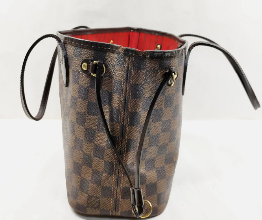 Louis Vuitton LV Tote Bag Neverfull PM Brown Damier